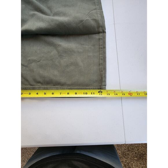 Old Navy Drapey Drawcord Wide Leg Pants Womens Size 12 Petite Green Cotton Boho - Picture 11 of 16